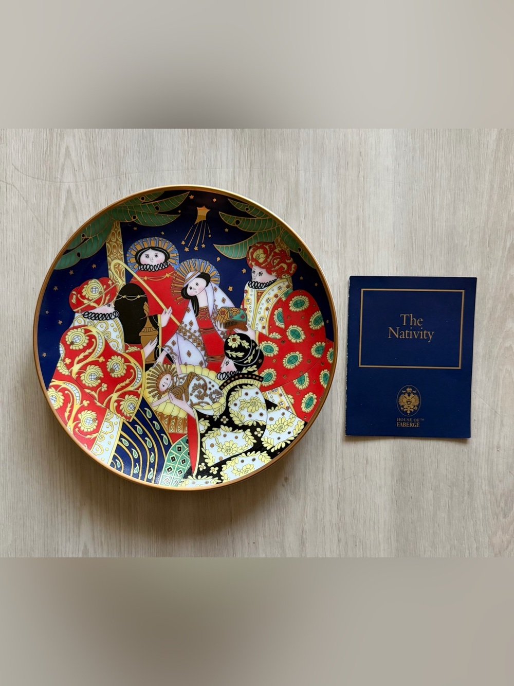Vintage House of Faberge The Nativity Plate